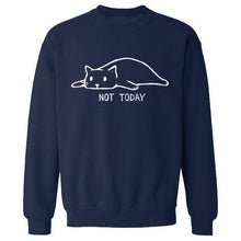 Load image into Gallery viewer, 2019 Autumn Fashion Not Today Men&#39;s Hoodies Lazy Cat Men Sweatshirts Sportswear pullover Male Hip Hop Hoodie funny Sweatshirt