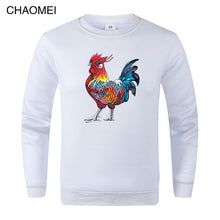 Load image into Gallery viewer, 2019 New Fashion Rooster Sweatshirts Men&#39;s Autumn Winter Print Sweatshirt Warm Fleece Hoodie Male Harajuku Pullove C72